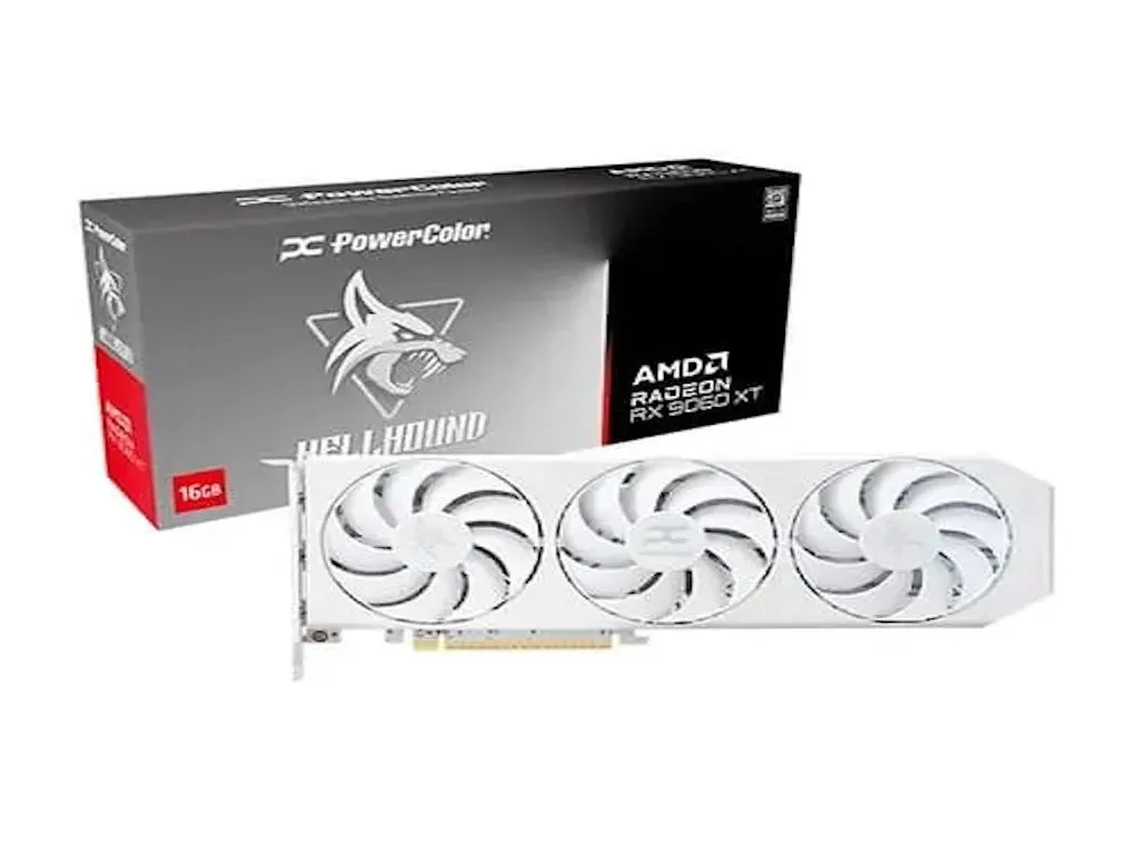 Power Color Graficka karta POWER COLOR RX 9060 XT 16G-L Hellhound AMD/16GB/GDDR6/128bit/bela Slika 1